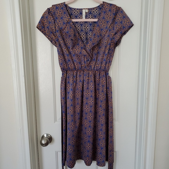 EUC Fossil unique color and print dress - Picture 4 of 8